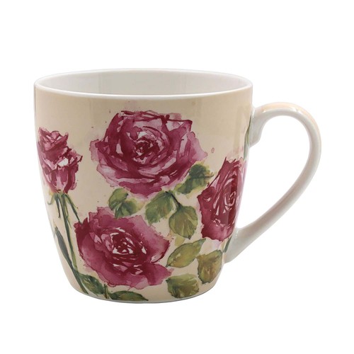 Rose breakfast mug - rose, jennifer