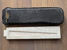 Short & Mason Psychrometric / Humidity Slide Rule, wood and plastic with case