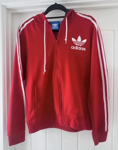 Ladies adidas red tracksuit - red,