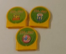 3 LeapFrog Click Start My First Computer  Game Cartridges 