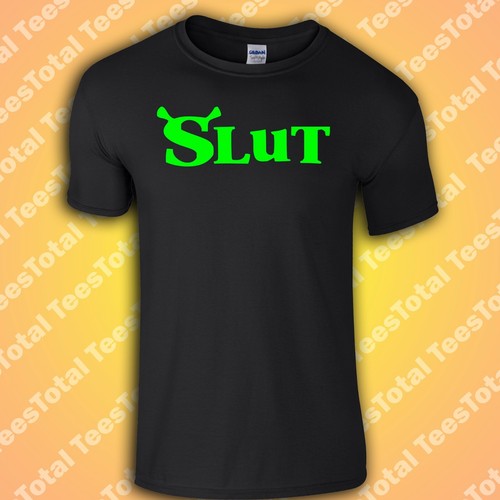 Shrek slut shirt funny - t-shirt, |