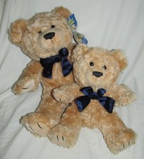 Allders Joshua Bears Teddy Bear Keel Toys Soft Toy Plush ( 12" & 10" Sitting )