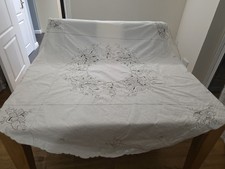 Vintage Cream Embroidered