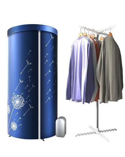 Portable heated clothes airer - portable,