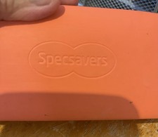 Specsavers Orange Glasses Case