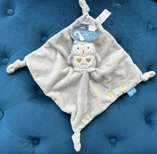 THE GRO COMPANY OLLIE OWL COMFORTER BABY SOOTHER GREY BLANKIE BLANKET new bnwt