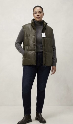 Zara faux leather puffer - faux,