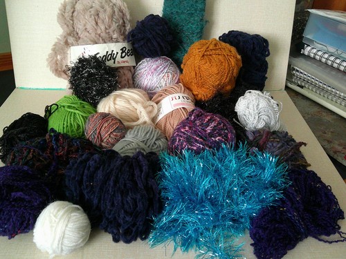 Mixed yarn approx 500g fancy - yarn,
