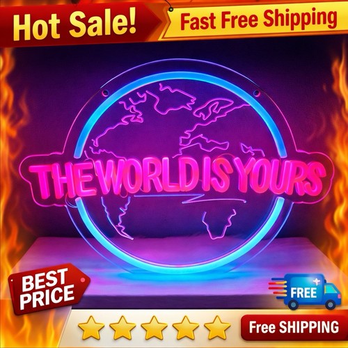 The world yours led neon - is,