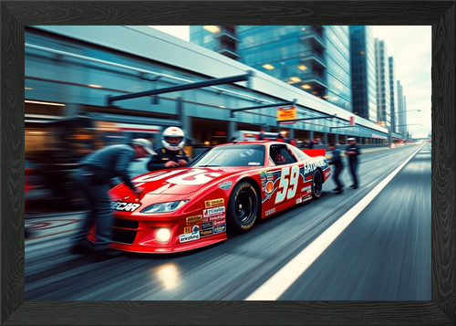 Nascar stock car pit - stock,