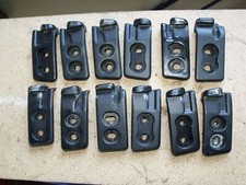 MAZDA MX5 (MK2 1997 - 2005) PAIR OF FRONT ROOF / SOFT  &  HARD TOP CATCH PLATES 