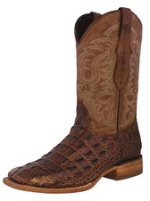 Mens Brown Alligator Western