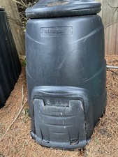 Straight 220L Black Compost Bin Good Condition