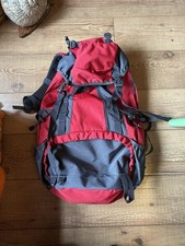 Mountain Warehouse Venture 40 litre 40L h2O Airback rucksack Red Grey Raincover