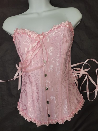 Women boned lace overbust - women's,