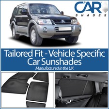 Mitsubishi Shogun 5dr 99-06 UV CAR SHADES WINDOW SUN BLINDS PRIVACY GLASS TINT 