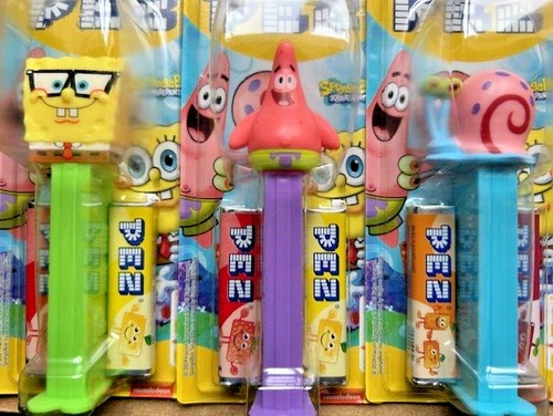 Spongebob pez dispensers - spongebob,