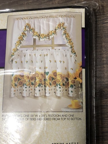 Vtg sunflower tailored tier - 2,
