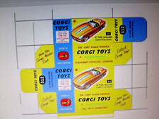 REPRO REPLICA BOX FOR CORGI E TYPE JAGUAR COMPETITION No. 312