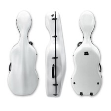 4/4 High quality Cello white Case Carbon Fiber Strong Light Full Size Cello Box