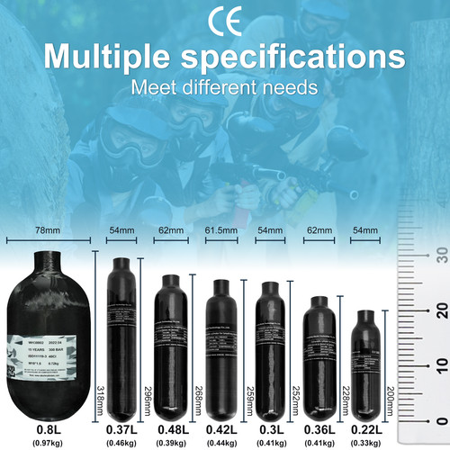 300bar pcp air tank - 300bar,