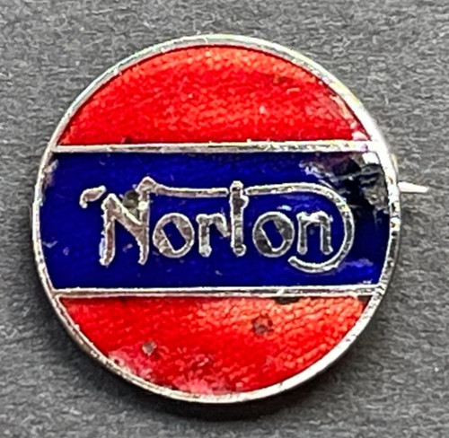Motorcycle pin badge - pin, norton