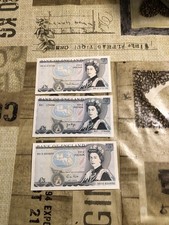 3x5 POUND 1x1971-2x1980 Very Excellent Condition Bank Of England 