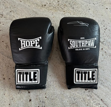 Eminem ‘Slim Shady’ Signed TITLE Boxing Gloves 22/100 Southpaw + COA UK