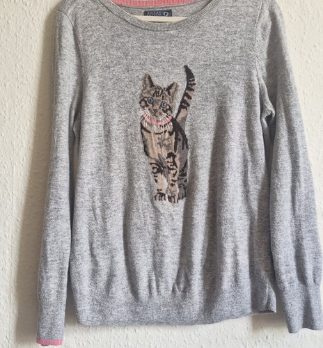 Joules womens cat jumper fine - womens',