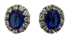 Tanzanite & Diamond 18K White