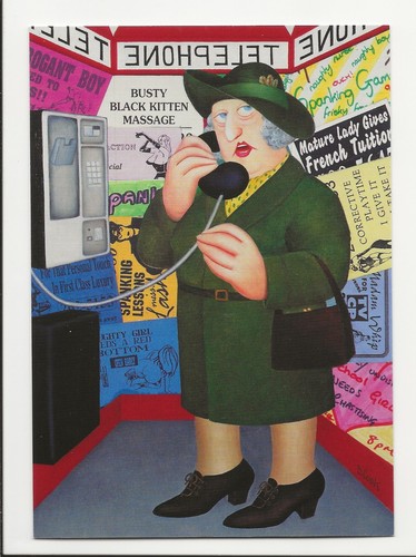 Beryl cook telephone print - cook,