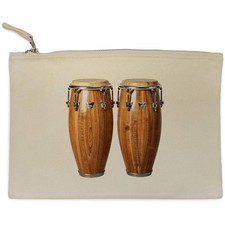 'Conga Drums' Canvas Clutch