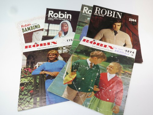 Vintage robin knitting - vintage,