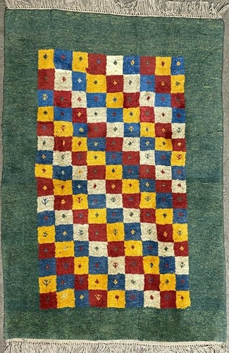 Fine gabbeh rug hand - fine,