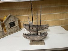 Wooden Quirky Rustic Boat Decor Handmade