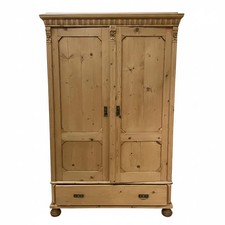Antique french pine twoo door - french,