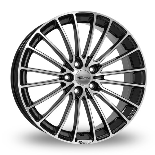 8x19 brock b24 gloss - 4x, black