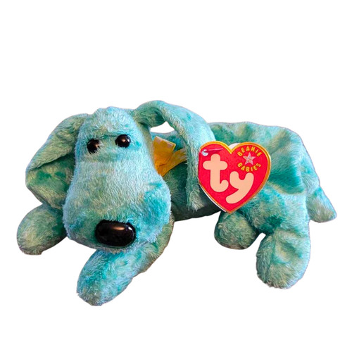Diddley green dog ty - diddley,