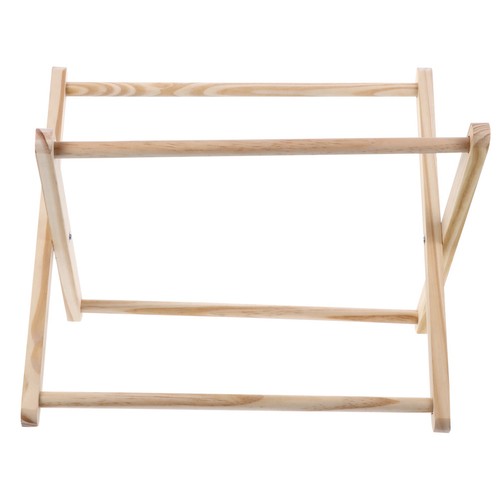 Wooden desktop magazine holder - wooden,