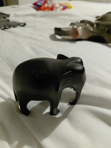 Pretty black elephant ornament - pretty,