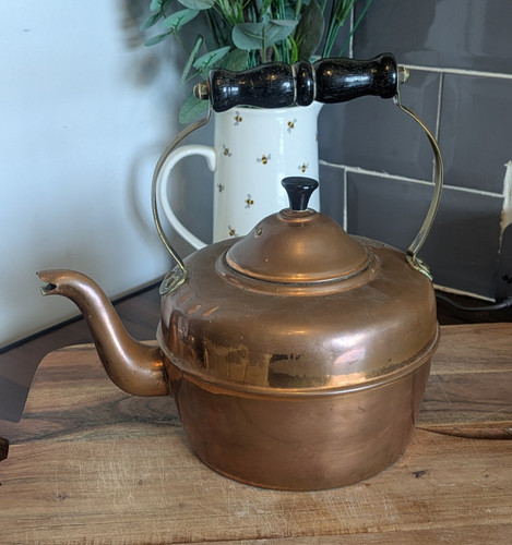 Elpec vintage copper kettle - copper,