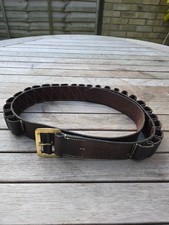 Holland & Holland 25 Cartridge Belt Ammo Gun Leather 50" length 2" width