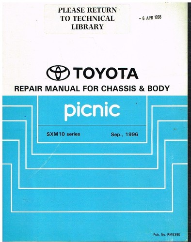 Toyota picnic mk1 sxm10 cxm10 - picnic,