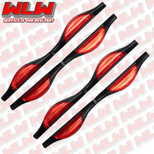 4pc Car Door Edge RED