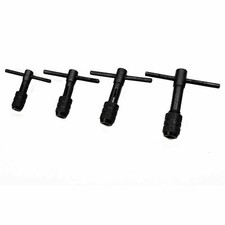 T-Handle Tap Wrench Spanner 4 Size Tool Large Small Standard Straight