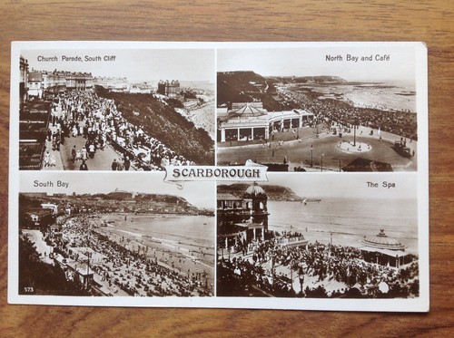 Vintage postcard scarborough - vintage,