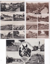 3 AYR MULTIVIEW POSTCARDS