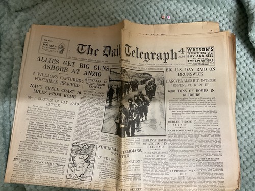 Historic newspaper militaria - historic,