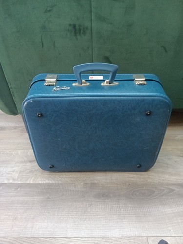 Vintage spartan blue - vintage, suitcase