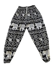 Black Thailand Elephant Pants